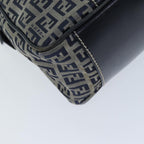 FENDI Zucchino Canvas Hand Bag Navy73134