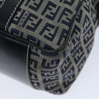 FENDI Zucchino Canvas Hand Bag Navy73134