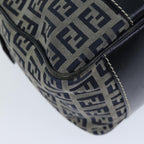 FENDI Zucchino Canvas Hand Bag Navy73134