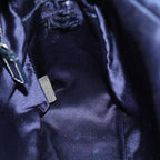 FENDI Zucchino Canvas Hand Bag Navy73134