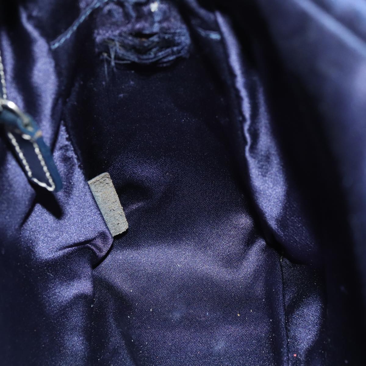 FENDI Zucchino Canvas Hand Bag Navy73134