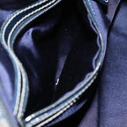 FENDI Zucchino Canvas Hand Bag Navy73134