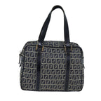 FENDI Zucchino Canvas Hand Bag Navy73134