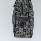 FENDI Zucchino Canvas Hand Bag Navy73134