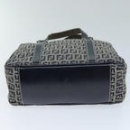 FENDI Zucchino Canvas Hand Bag Navy73134