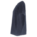 Dior Oblique Crewneck T-Shirt in Navy Blue Cotton