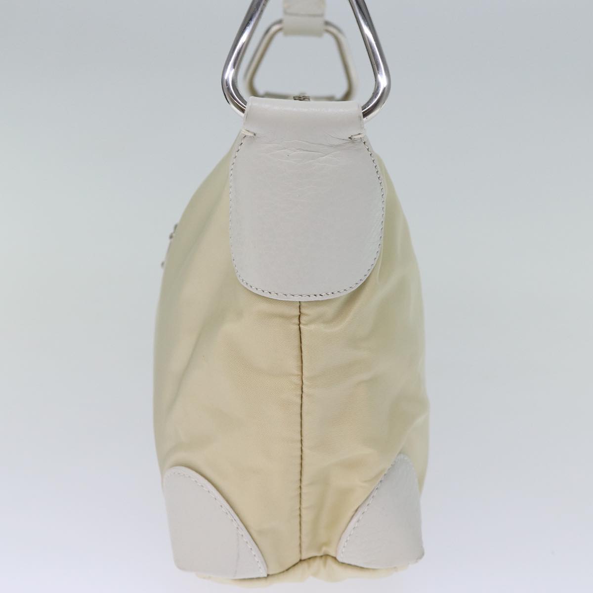 PRADA Shoulder Bag Nylon Cream 73203
