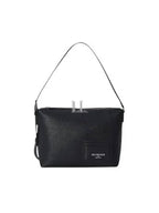 Balenciaga Small Leather Shoulder Bag Black