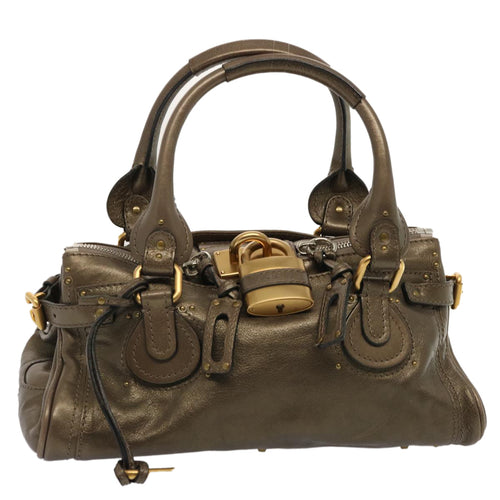 Chloe Paddington Shoulder Bag Leather Brown 73238