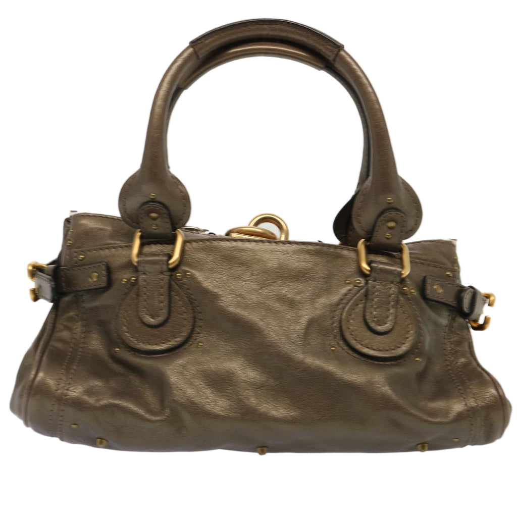 Chloe Paddington Shoulder Bag Leather Brown 73238