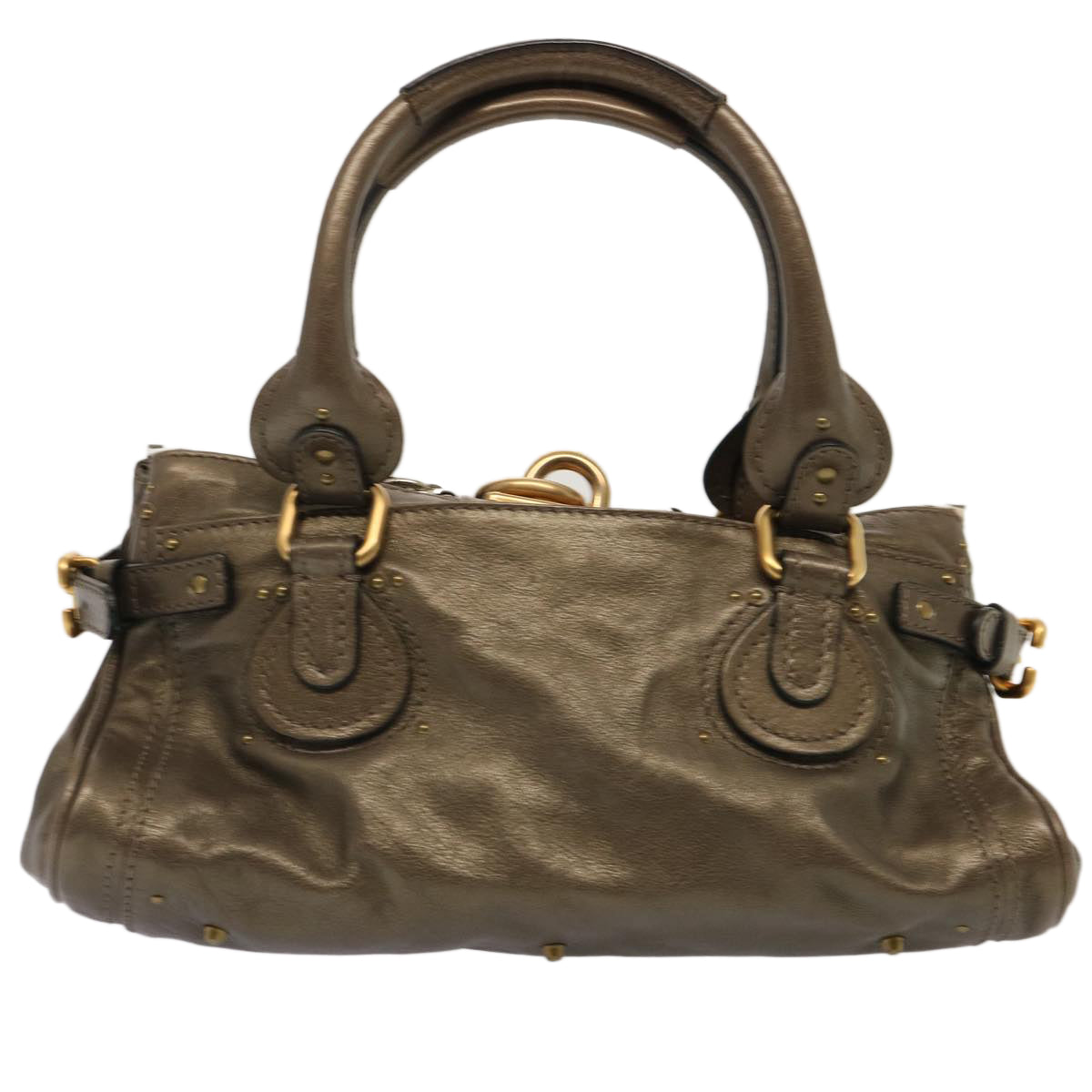 Chloe Paddington Shoulder Bag Leather Brown 73238