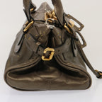 Chloe Paddington Shoulder Bag Leather Brown 73238