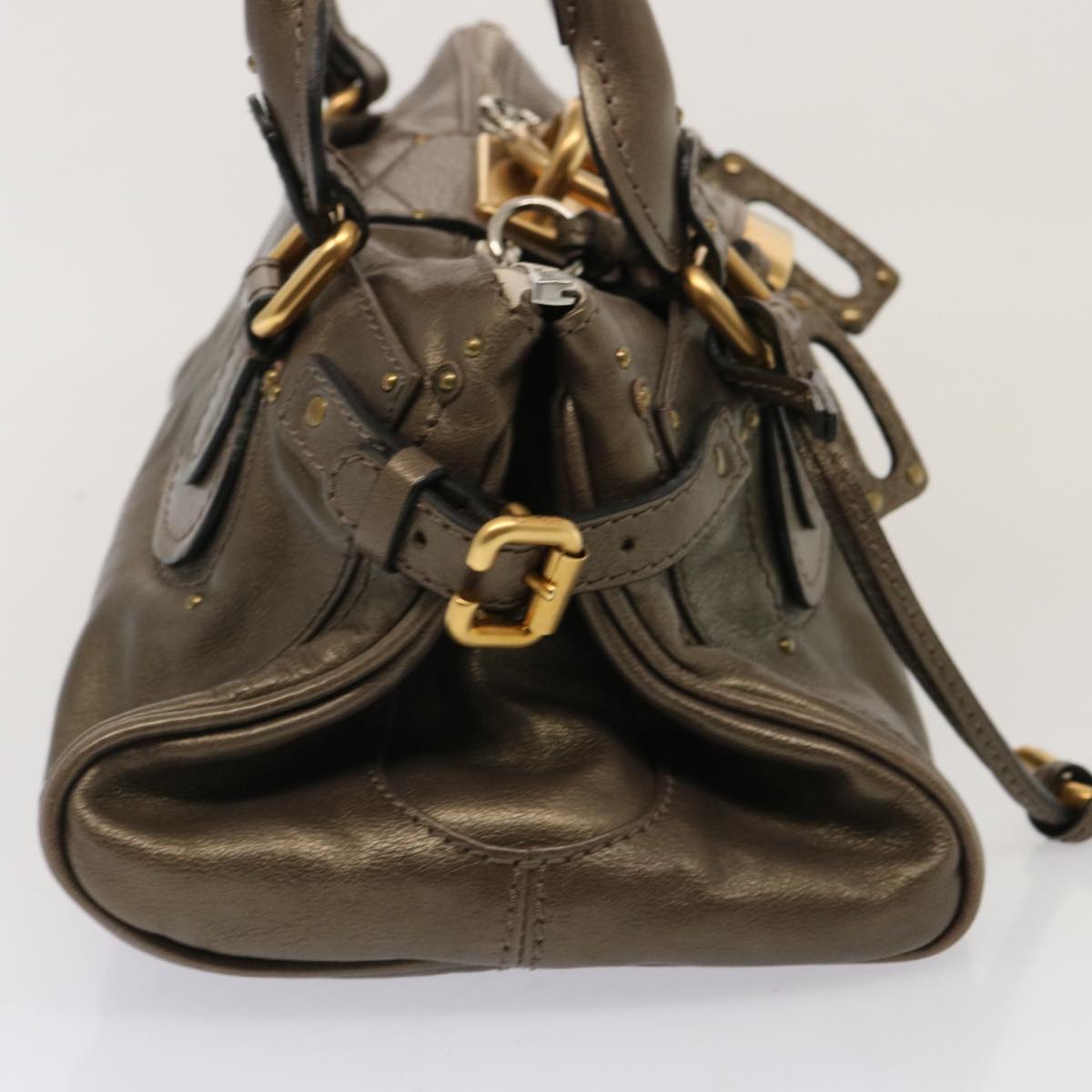 Chloe Paddington Shoulder Bag Leather Brown 73238