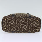 CELINE C Macadam Canvas Hand Bag Brown  73240