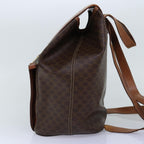 CELINE Macadam Canvas Backpack PVC Brown Auth 73241