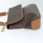 CELINE Macadam Canvas Hand Bag PVC Brown Auth 73419