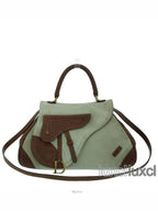 Christian Vintage Top Handle Saddle Bag Dior