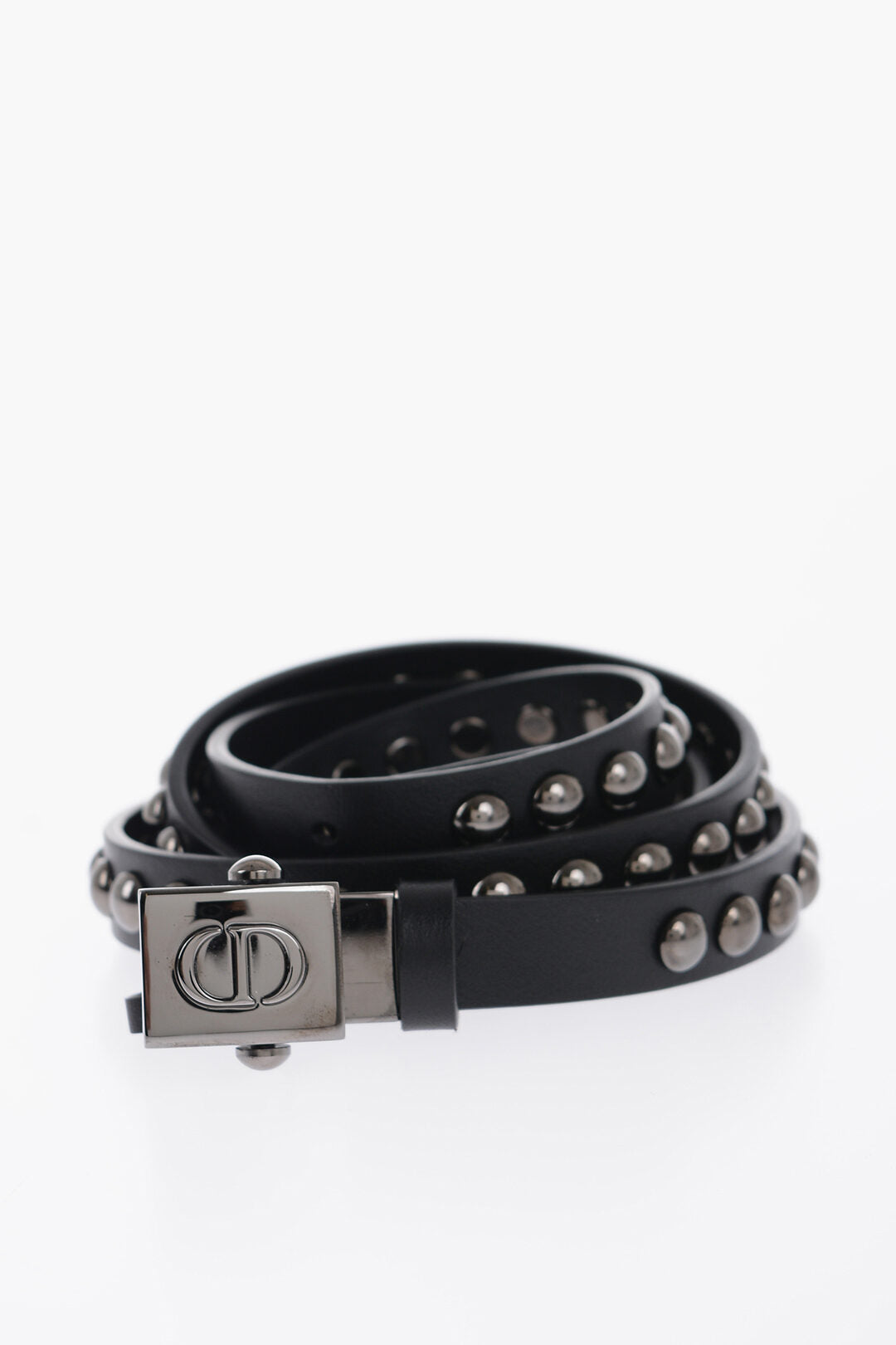 Dior Leather Studded Belt 15Mm