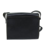 CELINE Shoulder Bag Leather Black  73484
