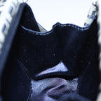 FENDI Zucchino Canvas Hand Pouch Navy73529