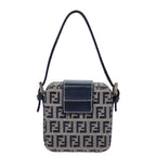 FENDI Zucchino Canvas Hand Pouch Navy73529