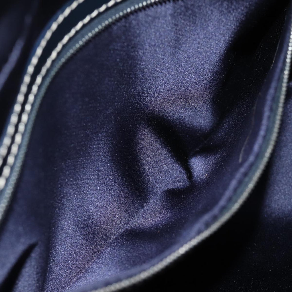 FENDI Zucchino Canvas Hand Bag Navy73581