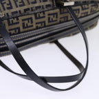 FENDI Zucchino Canvas Hand Bag Navy73581