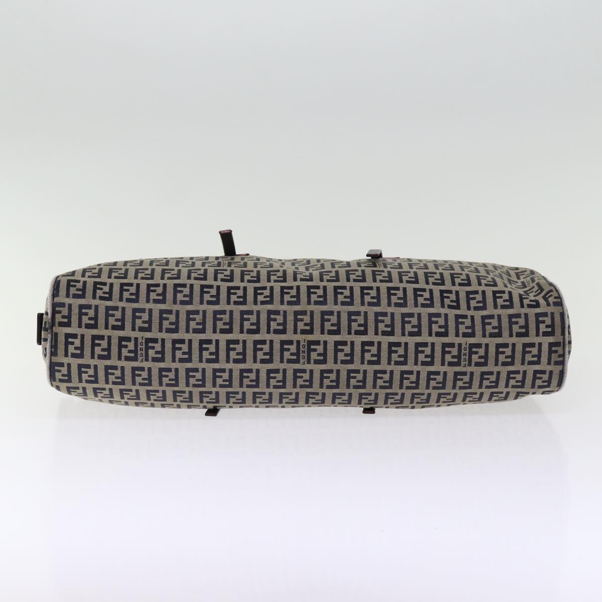 FENDI Zucchino Canvas Hand Bag Navy73581