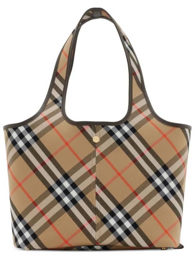 Burberry Check Small Tote Bag Sand