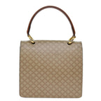 CELINE Macadam Canvas Hand Bag Beige Auth 73851