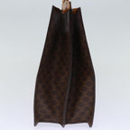 CELINE Macadam Canvas Hand Bag PVC Brown  73852