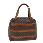 CELINE Macadam Canvas Hand Bag PVC Brown  73854
