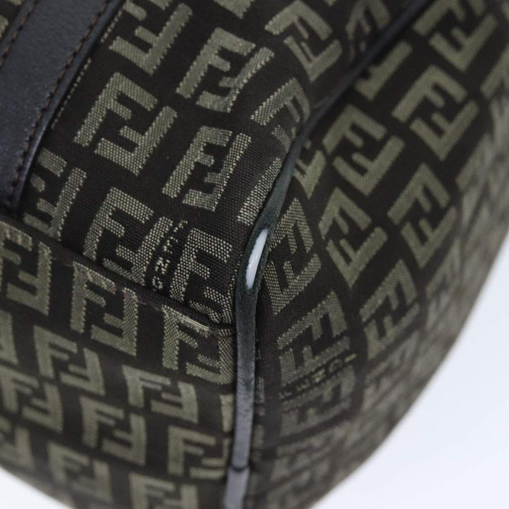 FENDI Zucchino Canvas Hand Bag Brown73861