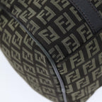 FENDI Zucchino Canvas Hand Bag Brown73861