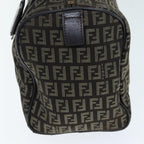 FENDI Zucchino Canvas Hand Bag Brown73861