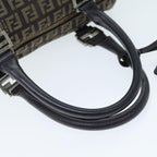 FENDI Zucchino Canvas Hand Bag Brown73861