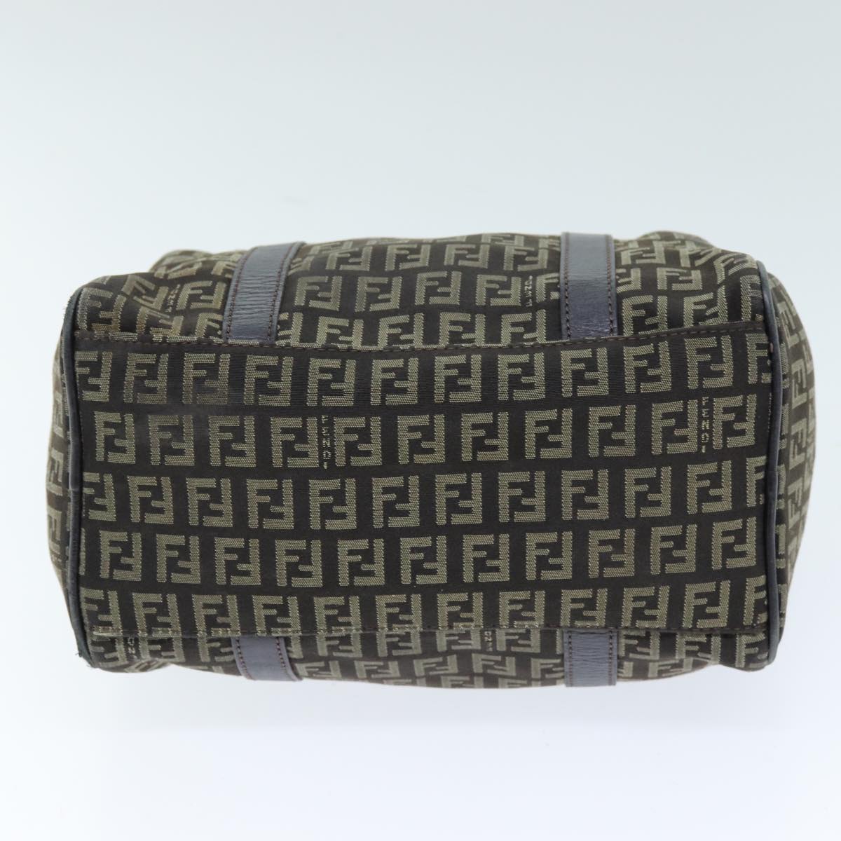 FENDI Zucchino Canvas Hand Bag Brown73861