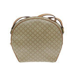 CELINE Macadam Canvas Shoulder Bag Beige  73944