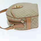CELINE Macadam Canvas Shoulder Bag Beige  73944