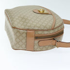 CELINE Macadam Canvas Shoulder Bag Beige  73944