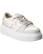 FENDI Match Leather Platform Sneaker