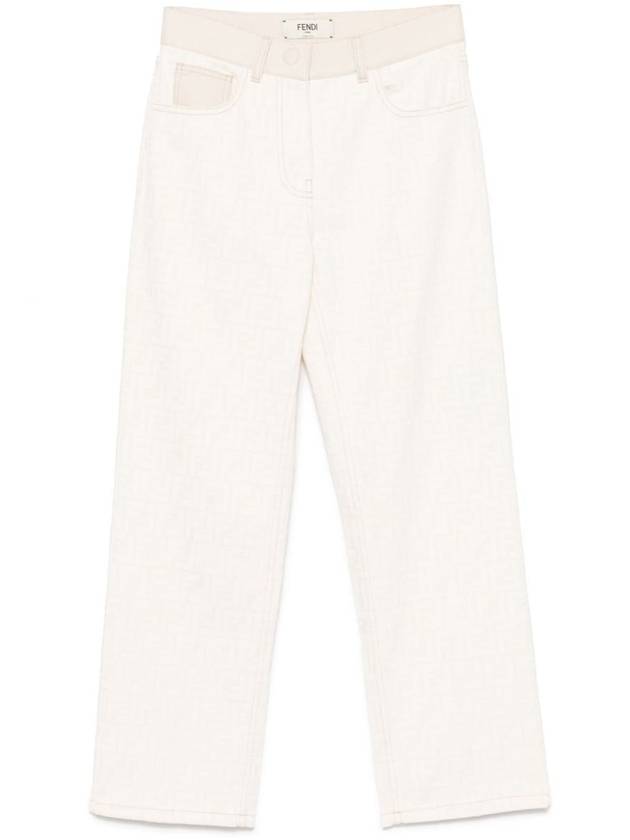Fendi Fendi Regular-Fit Ff Denim Jeans Clothing