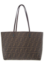Fendi Brown Canvas Monogram Zucca Print Tote