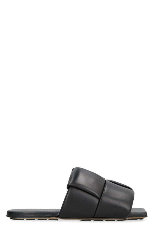 BOTTEGA VENETA Patch Leather Flat Sandals