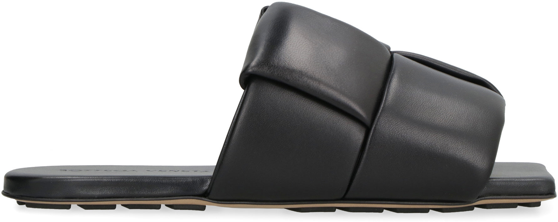 BOTTEGA VENETA Patch Leather Flat Sandals