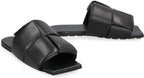 BOTTEGA VENETA Patch Leather Flat Sandals