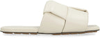 BOTTEGA VENETA Elegant Patch Leather Flat Sandals for Women