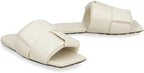 BOTTEGA VENETA Elegant Patch Leather Flat Sandals for Women