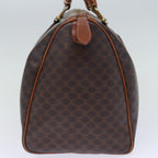 CELINE Macadam Canvas Boston Bag PVC Brown Auth 74193