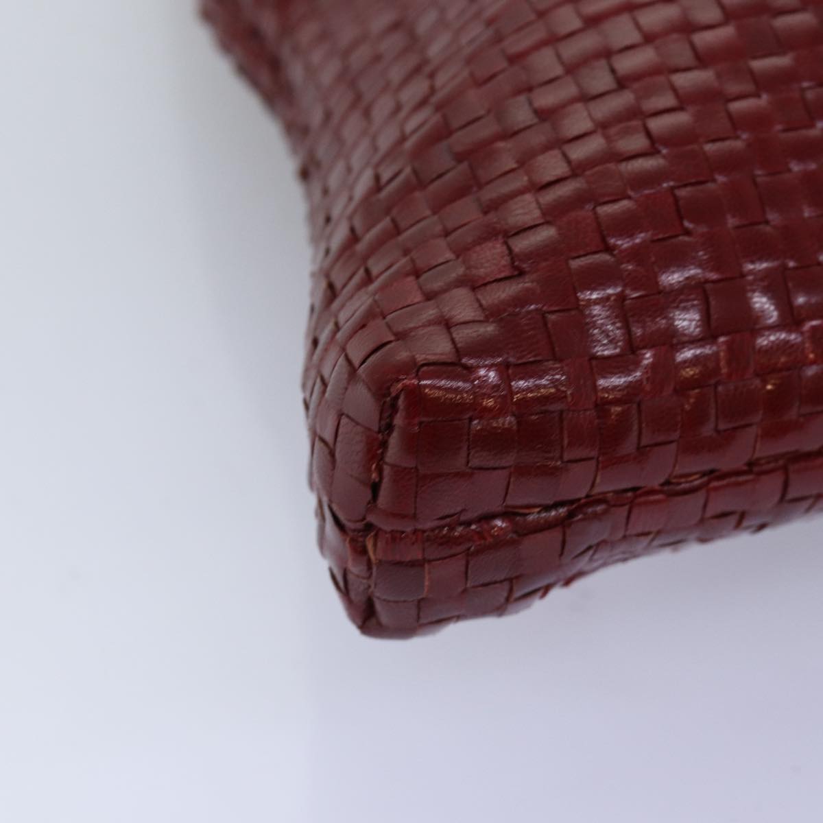 FENDI Tote Bag Leather Red74221